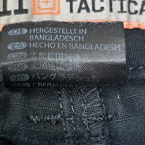 5.11 Tactical Pants Men's 36x32 Cargo Series 74369 Utility Security Combat Black - Picture 12 of 13